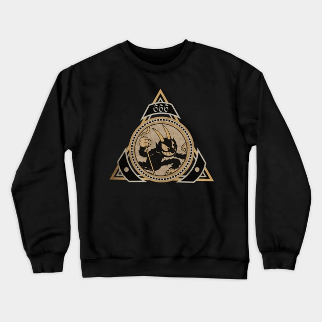 Vintage Devil Crewneck Sweatshirt by CTShirts